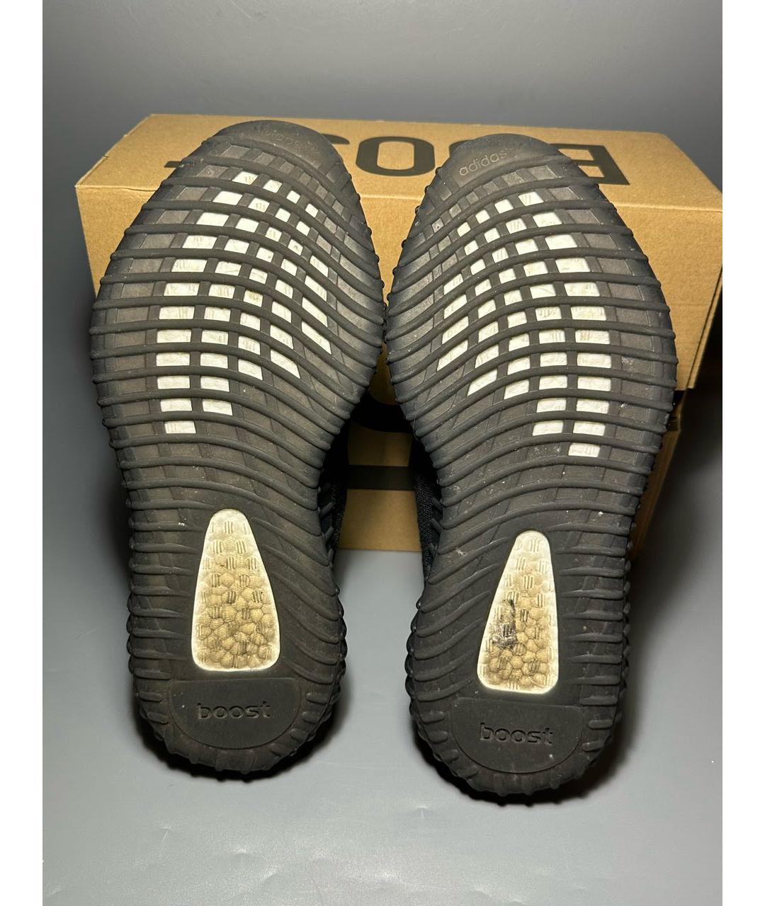 ADIDAS YEEZY Черные синтетические низкие кроссовки / кеды, фото 7