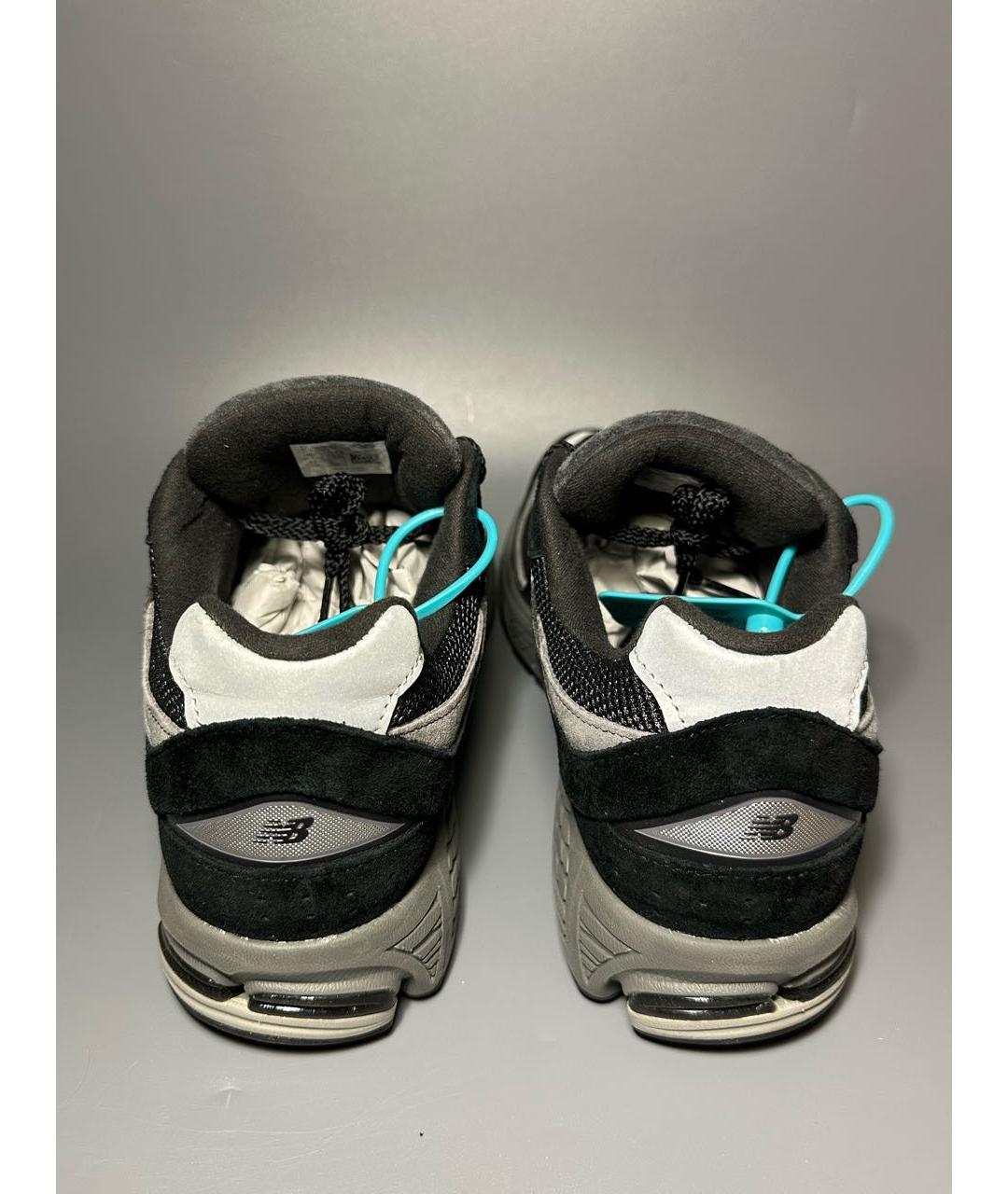 NEW BALANCE Черные замшевые низкие кроссовки / кеды, фото 4