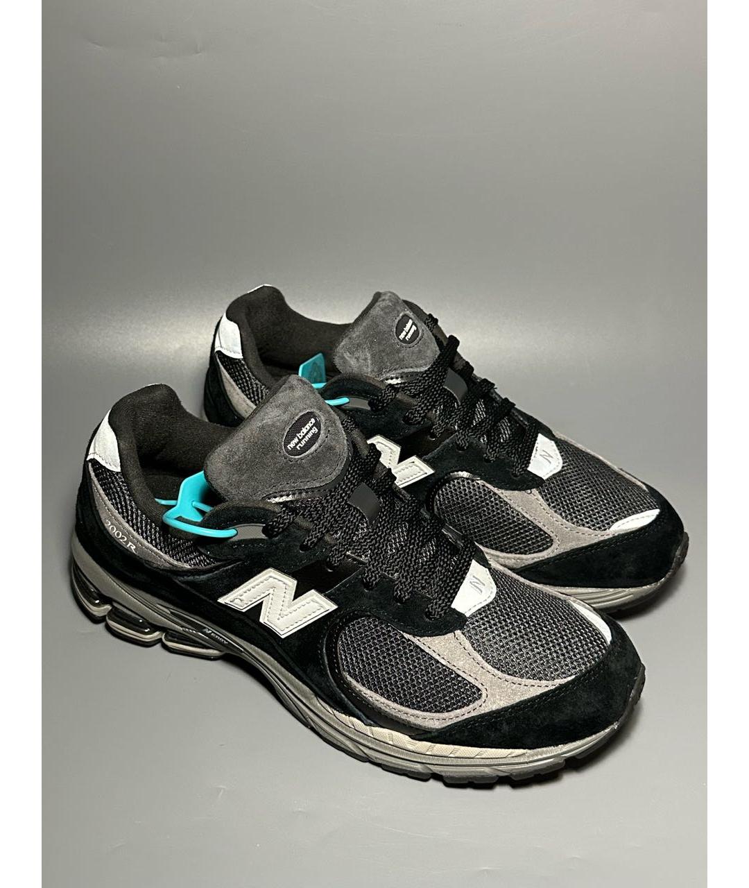 NEW BALANCE Черные замшевые низкие кроссовки / кеды, фото 5