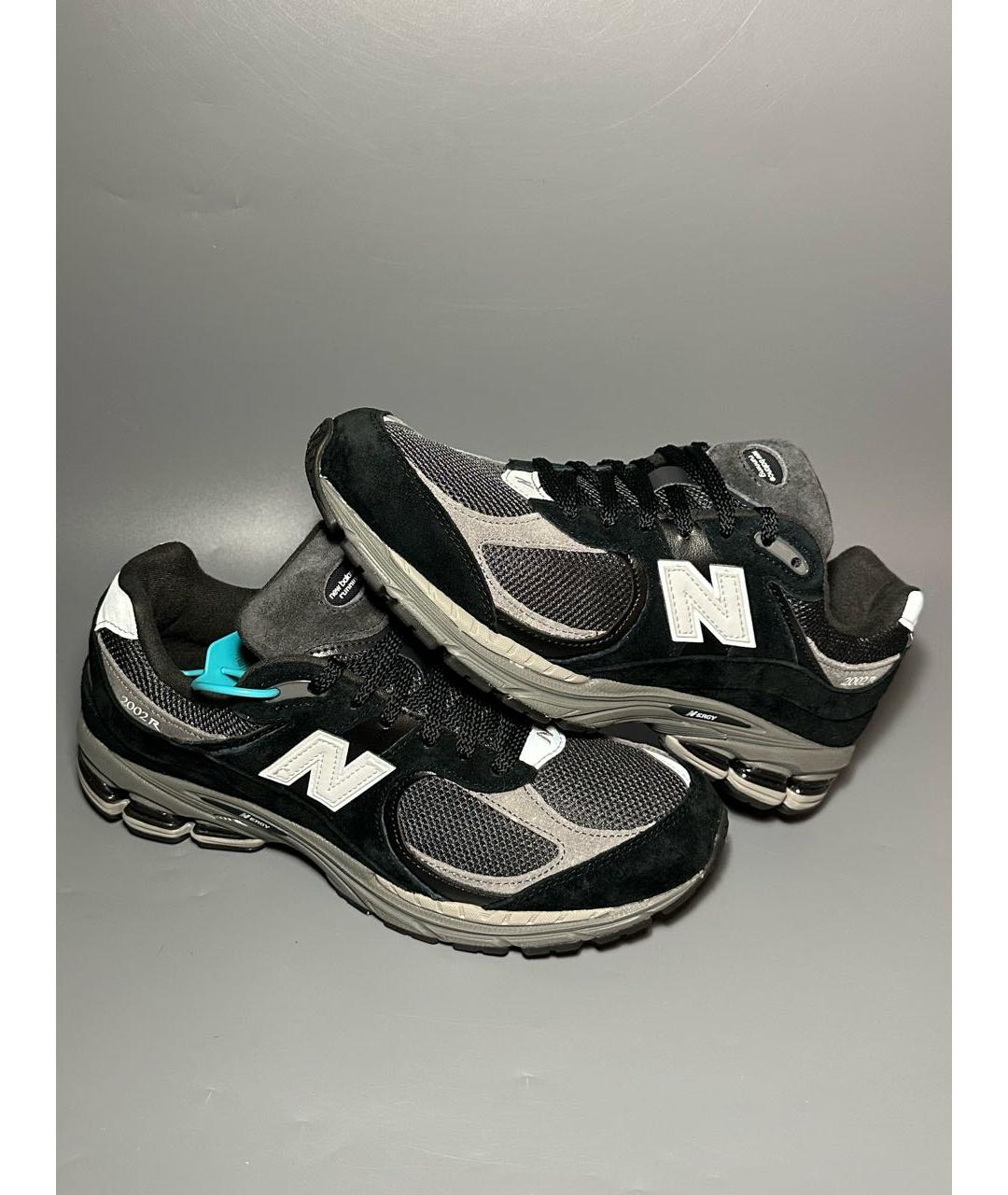 NEW BALANCE Черные замшевые низкие кроссовки / кеды, фото 6