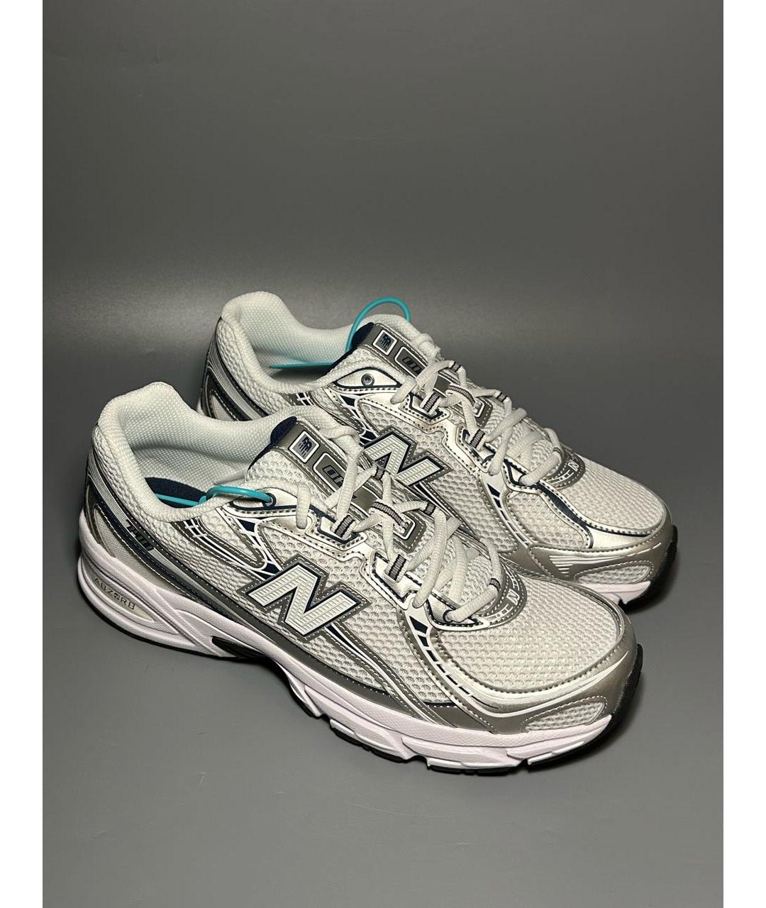 NEW BALANCE Белые синтетические низкие кроссовки / кеды, фото 5