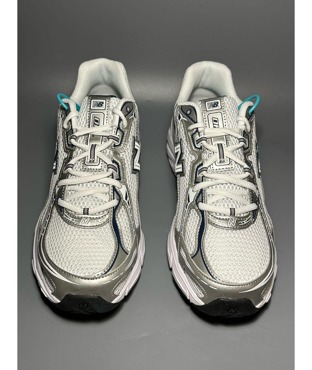 NEW BALANCE Белые синтетические низкие кроссовки / кеды, фото 2