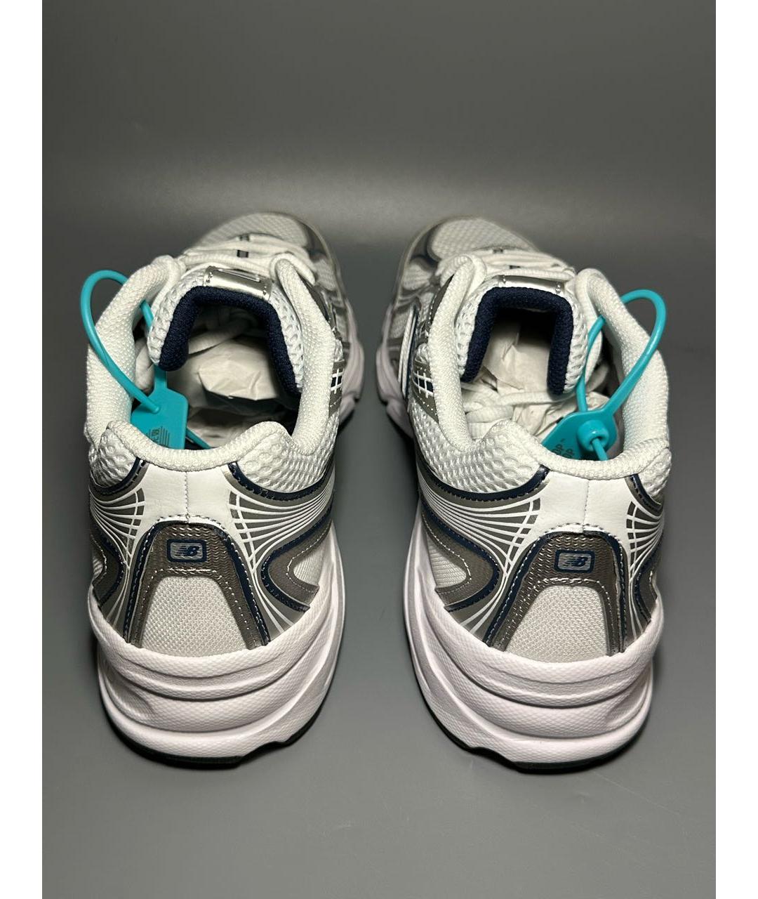 NEW BALANCE Белые синтетические низкие кроссовки / кеды, фото 4