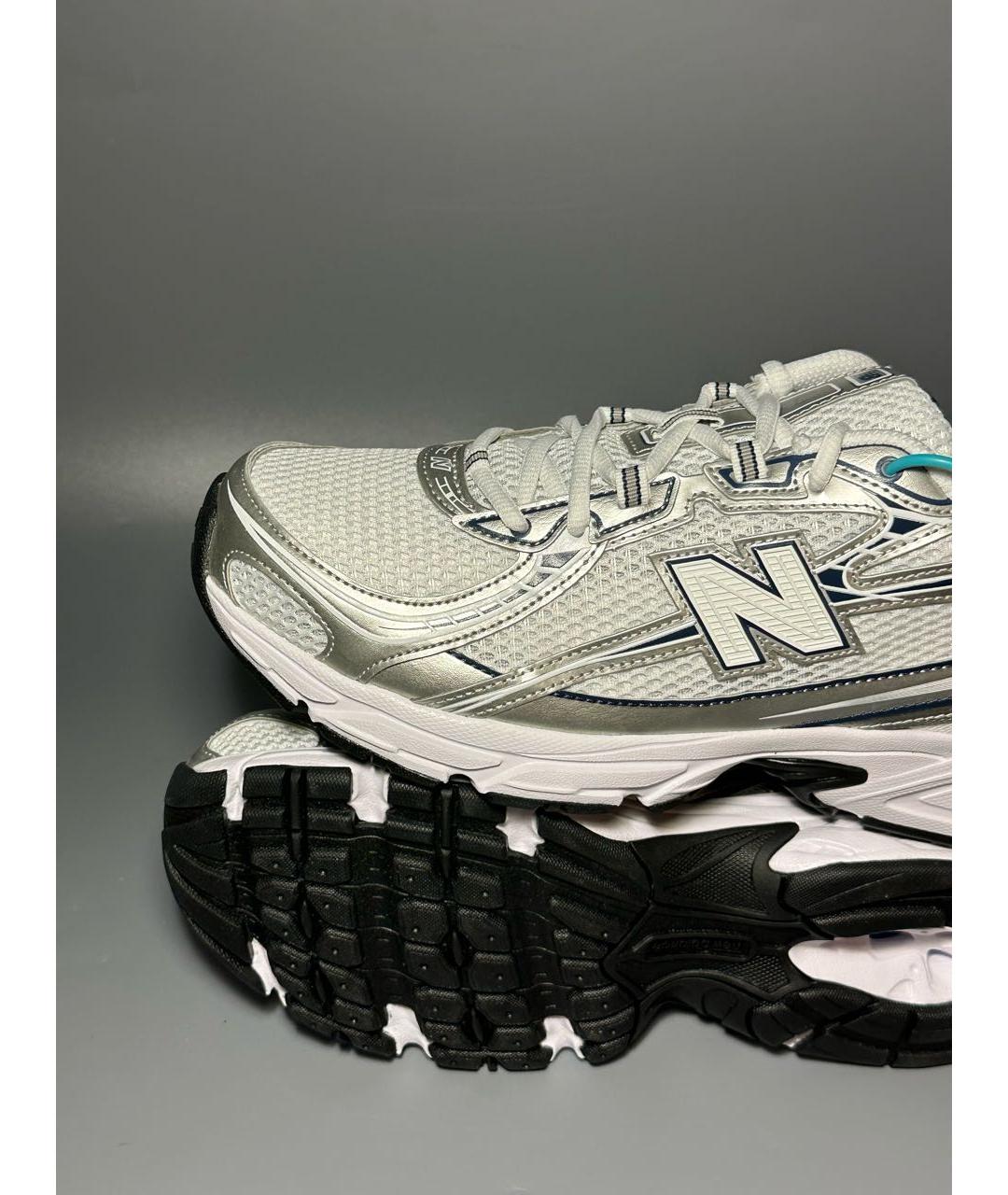 NEW BALANCE Белые синтетические низкие кроссовки / кеды, фото 7