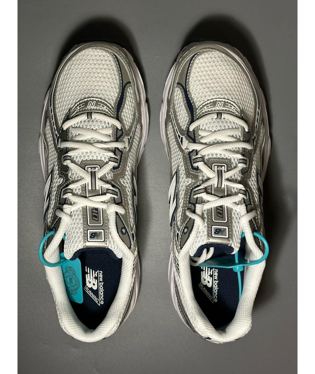 NEW BALANCE Белые синтетические низкие кроссовки / кеды, фото 3