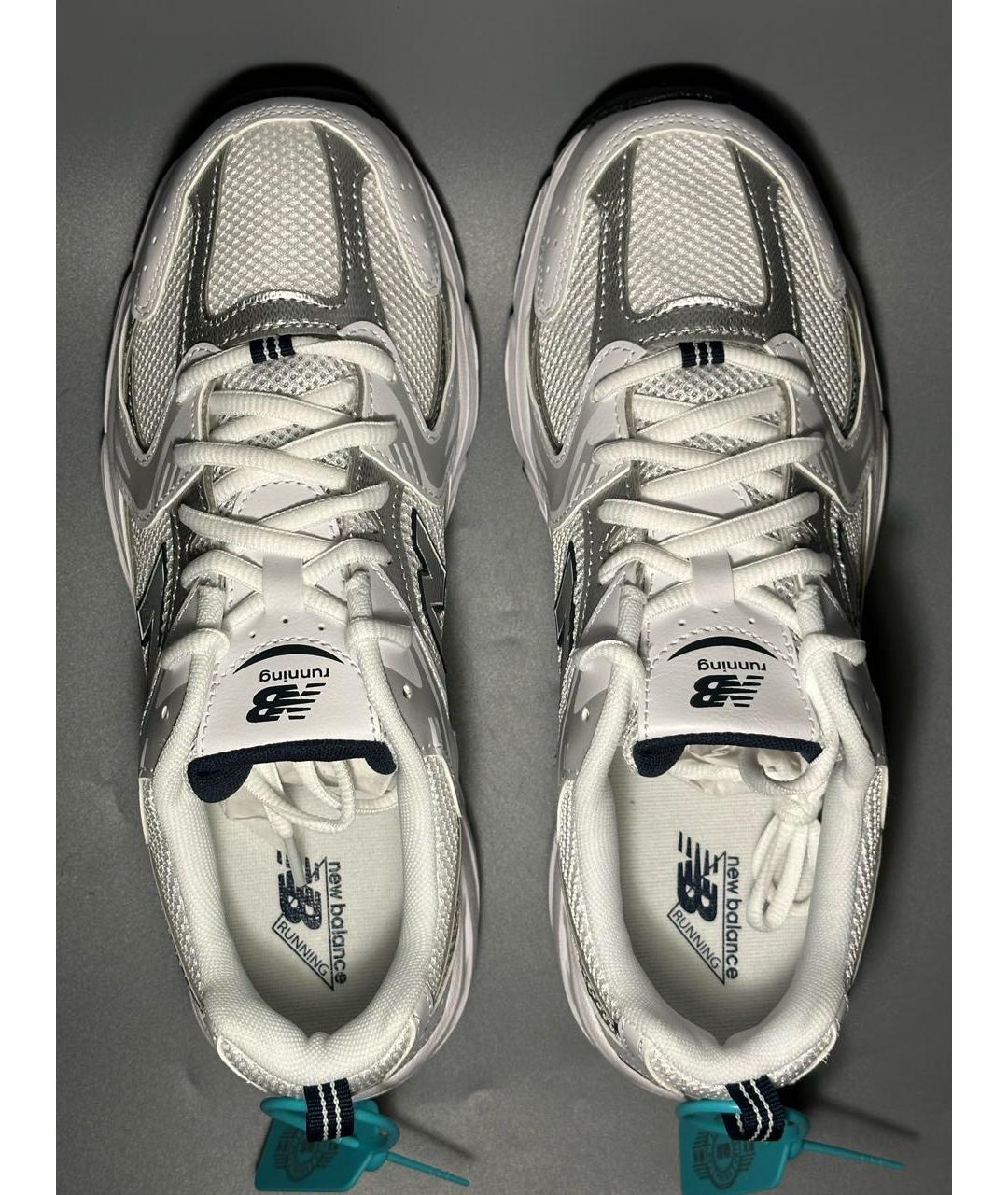 NEW BALANCE Белые синтетические кроссовки, фото 3