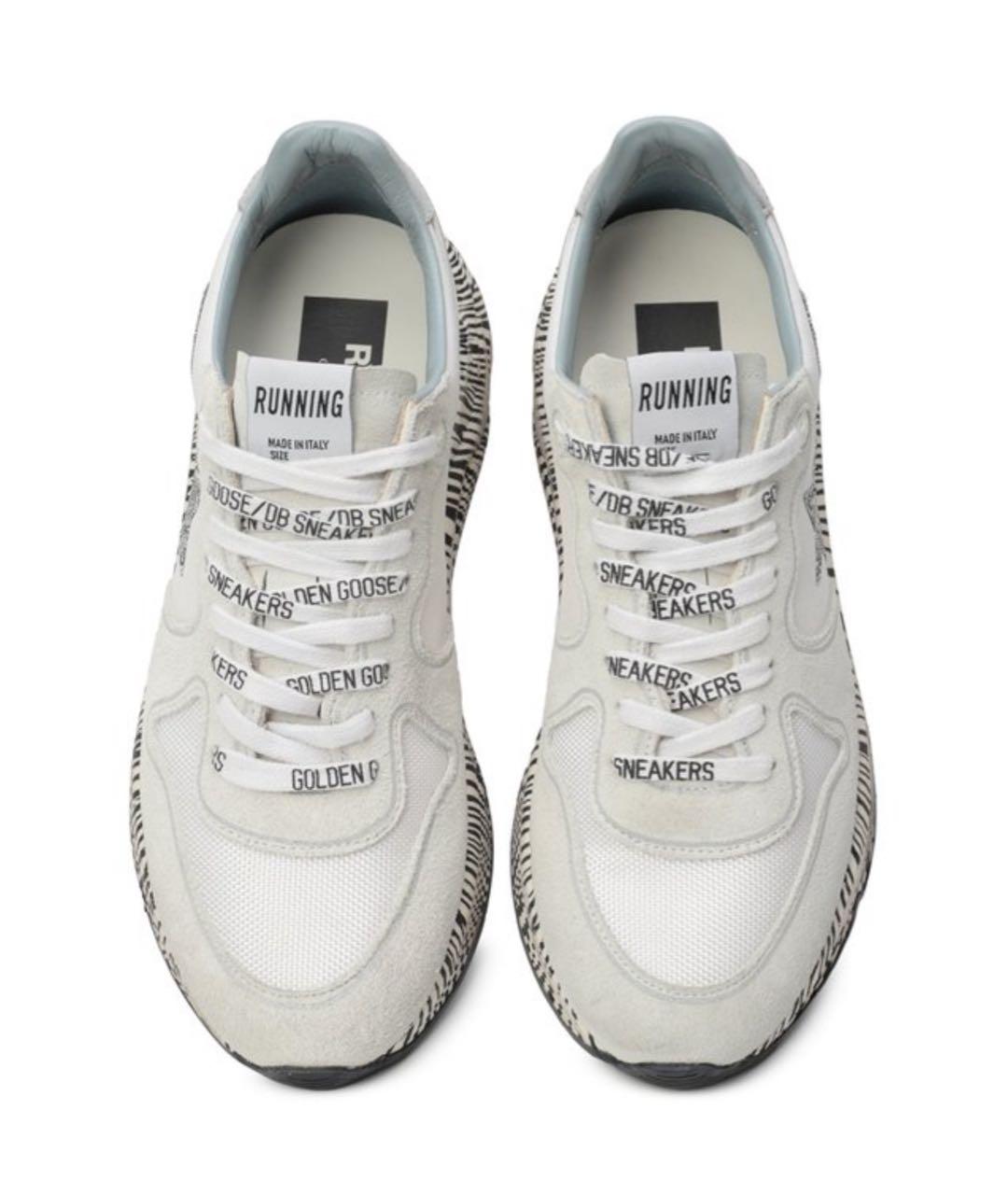 GOLDEN GOOSE DELUXE BRAND Белые кожаные кроссовки, фото 3