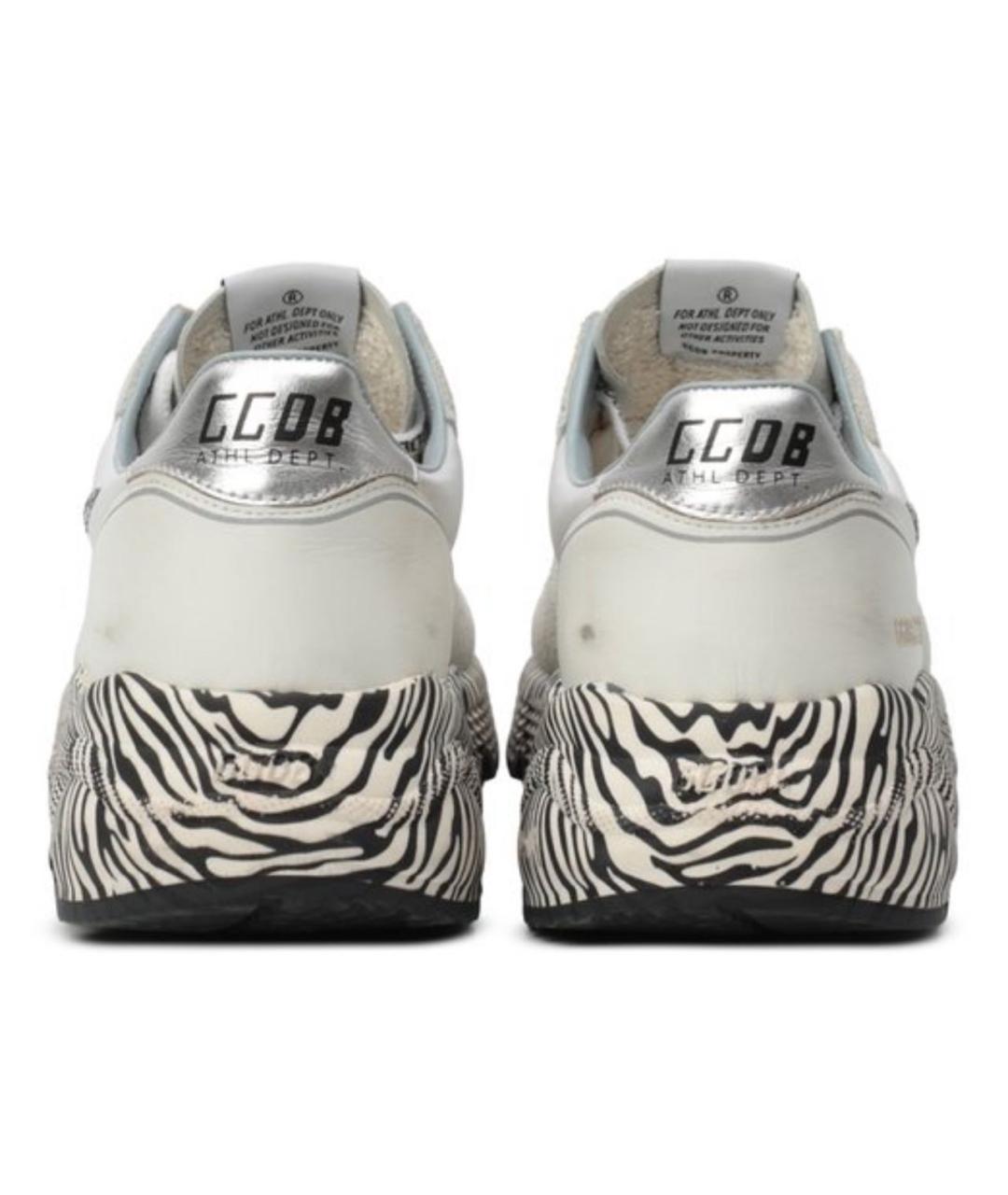 GOLDEN GOOSE DELUXE BRAND Белые кожаные кроссовки, фото 4