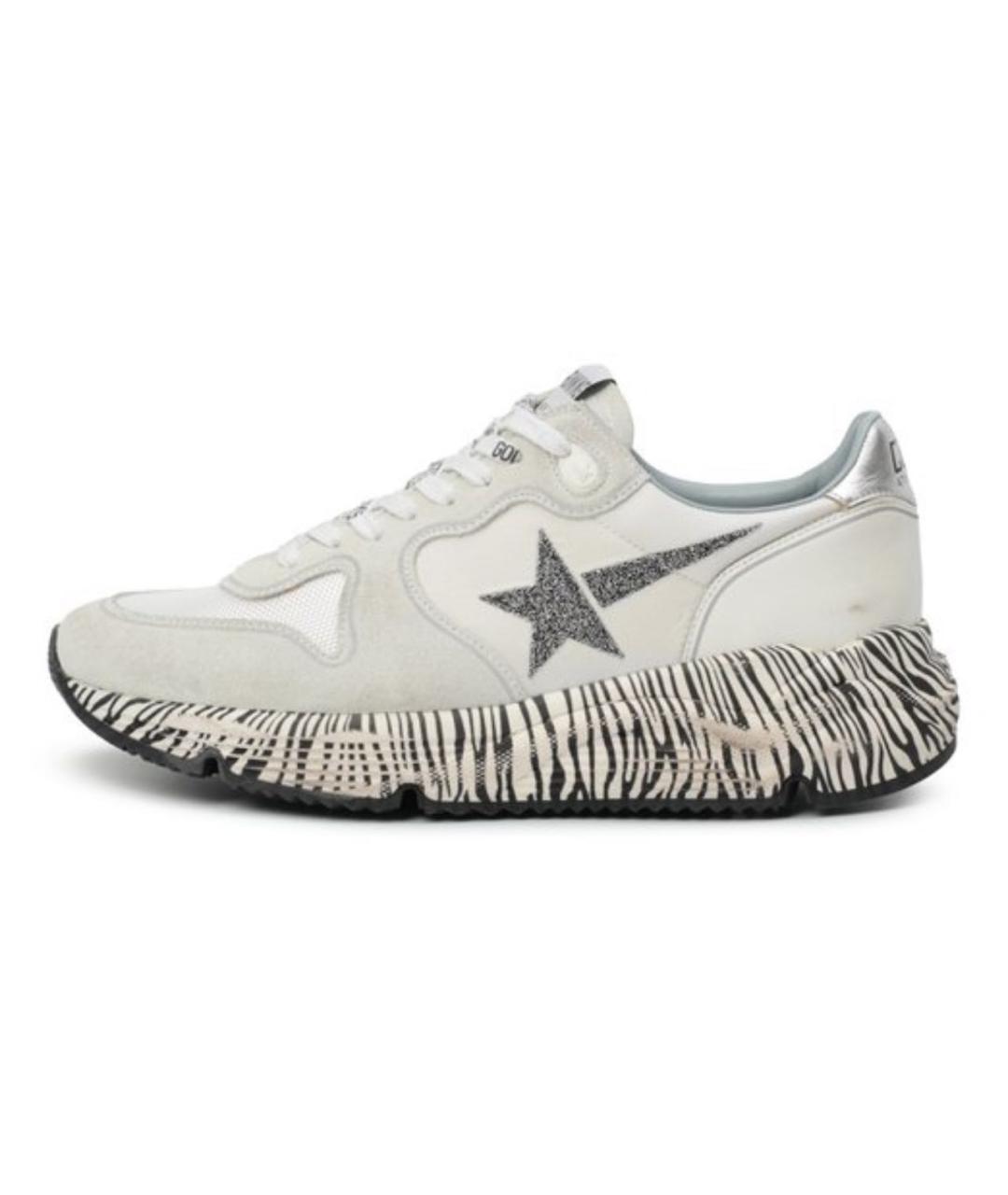 GOLDEN GOOSE DELUXE BRAND Белые кожаные кроссовки, фото 5