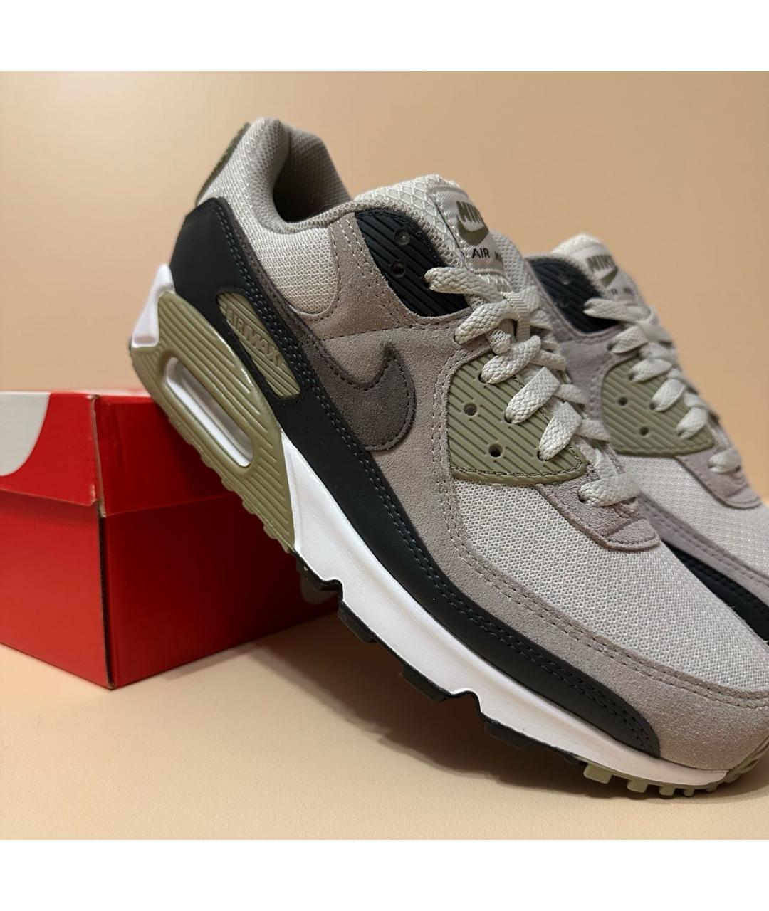 NIKE Хаки замшевые низкие кроссовки / кеды, фото 5