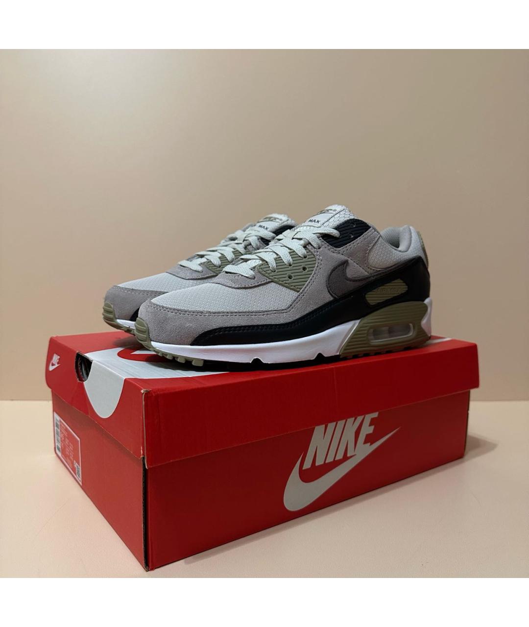 NIKE Хаки замшевые низкие кроссовки / кеды, фото 2