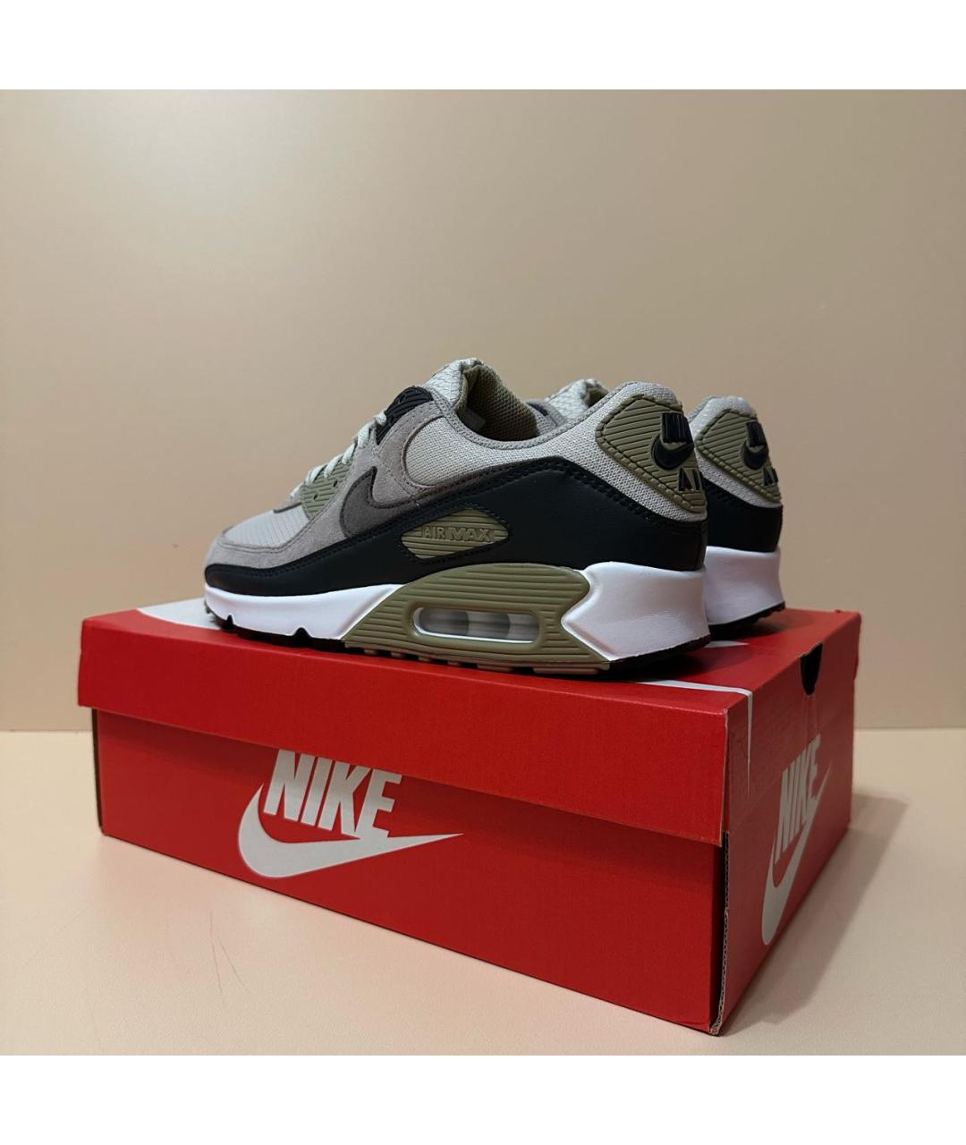 NIKE Хаки замшевые низкие кроссовки / кеды, фото 3