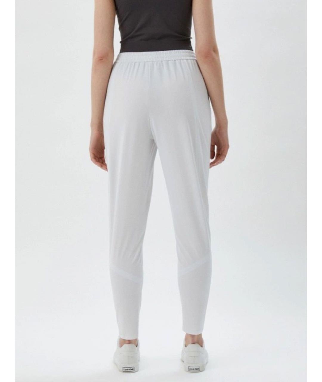 MAX MARA Белые хлопковые спортивные брюки и шорты, фото 2