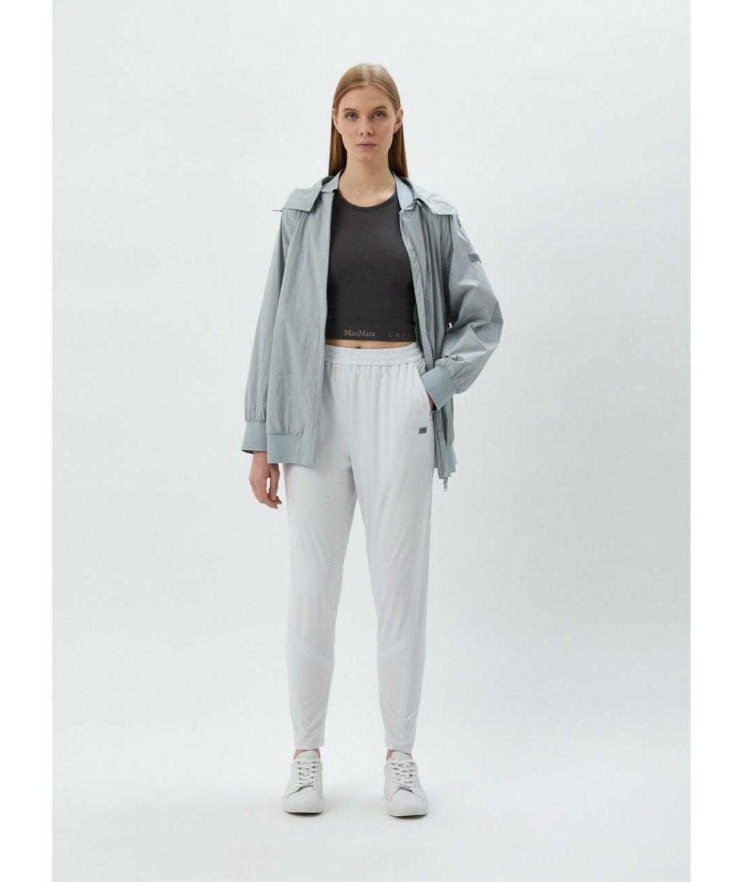MAX MARA Белые хлопковые спортивные брюки и шорты, фото 8