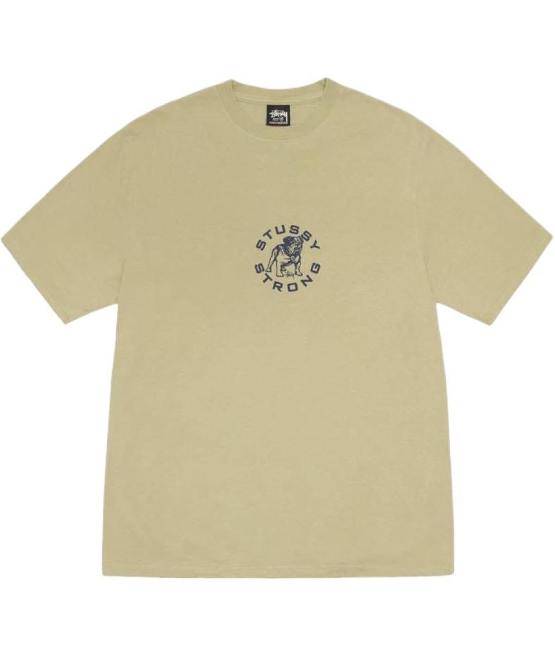 STUSSY Бежевая футболка, фото 1