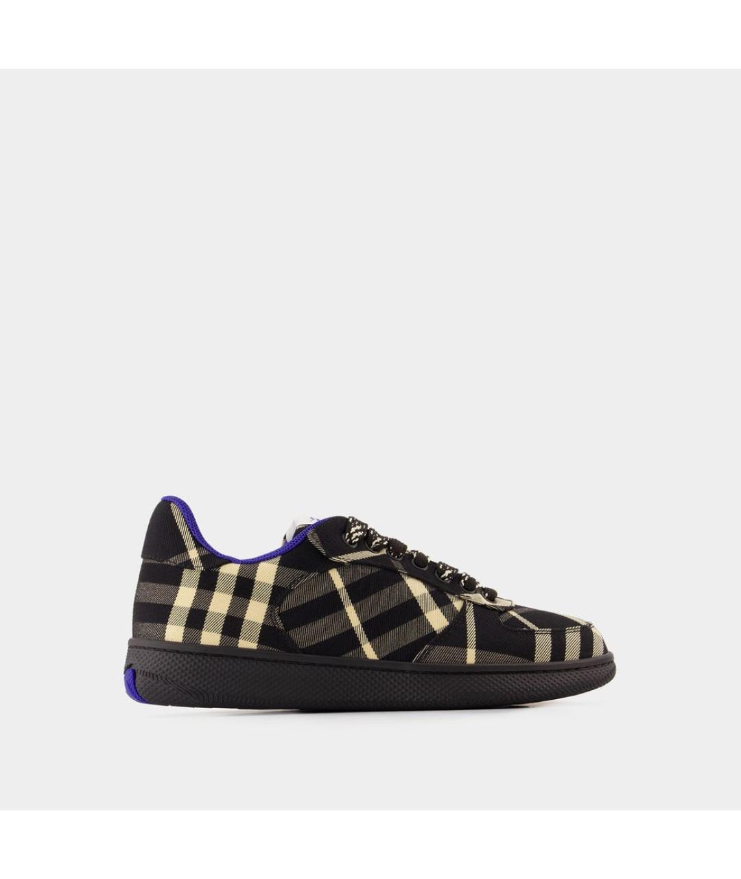 BURBERRY Черные текстильные кеды, фото 5
