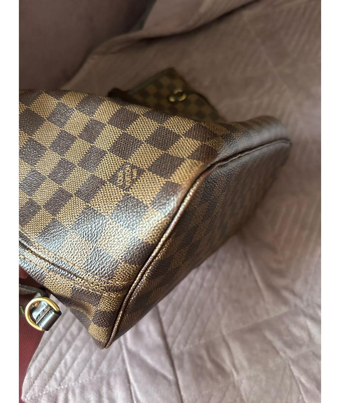 LOUIS VUITTON Коричневая сумка тоут, фото 6