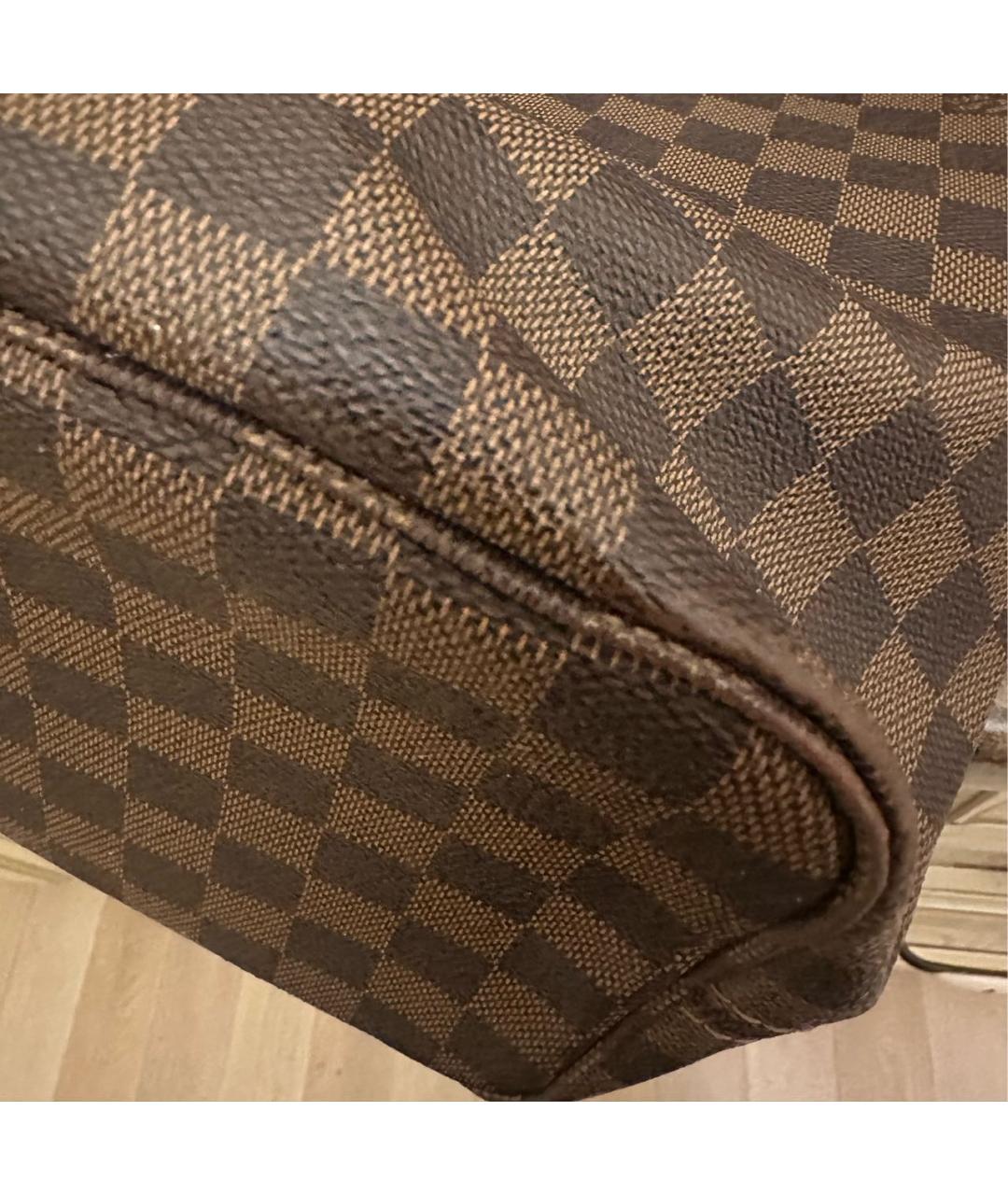LOUIS VUITTON Коричневая сумка тоут, фото 7