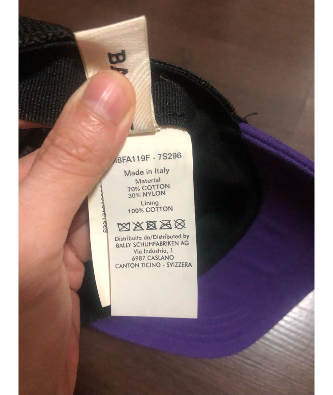 BALLY Мульти хлопковая кепка/бейсболка, фото 6