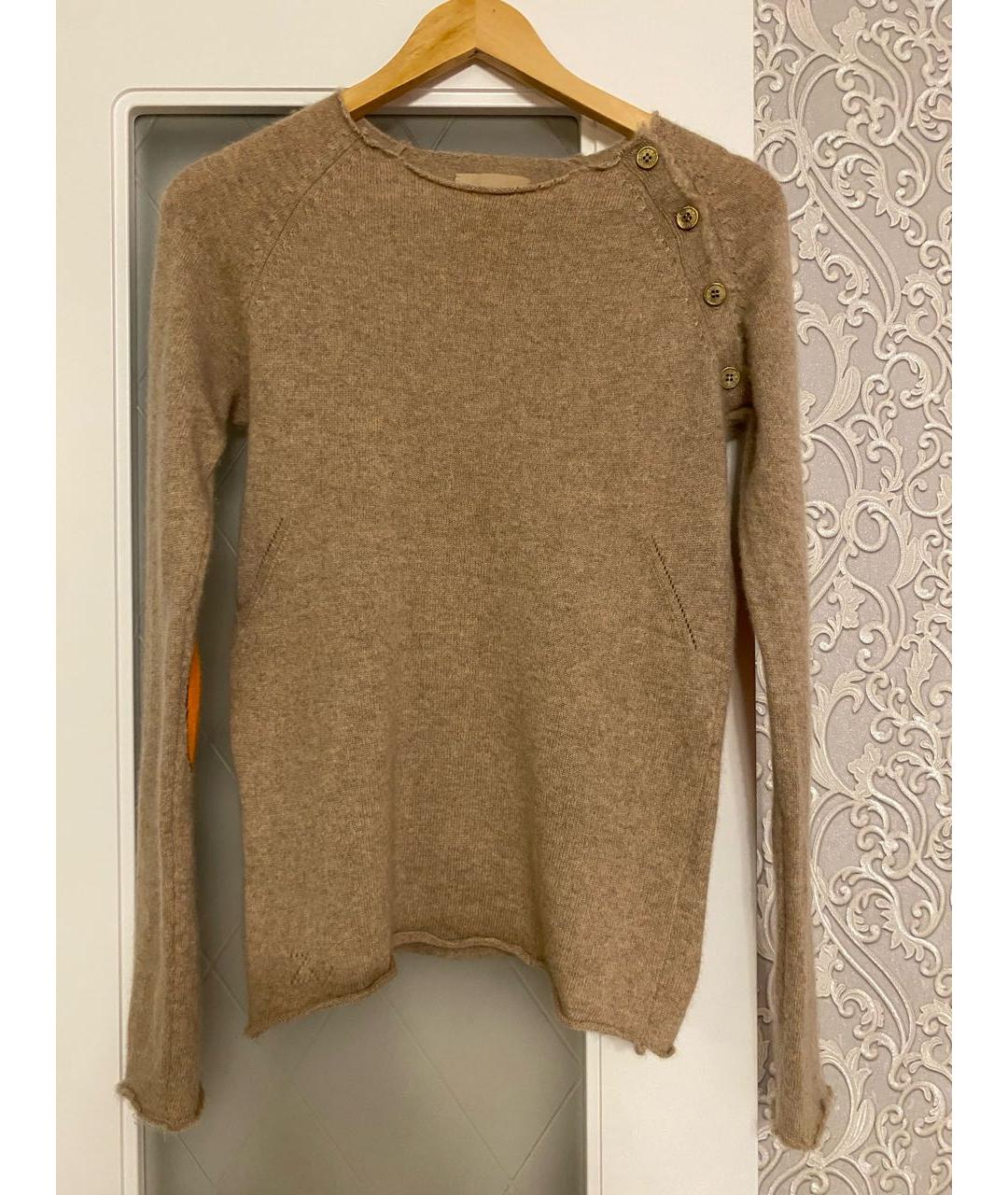 ZADIG & VOLTAIRE Коричневый кашемировый джемпер / свитер, фото 7