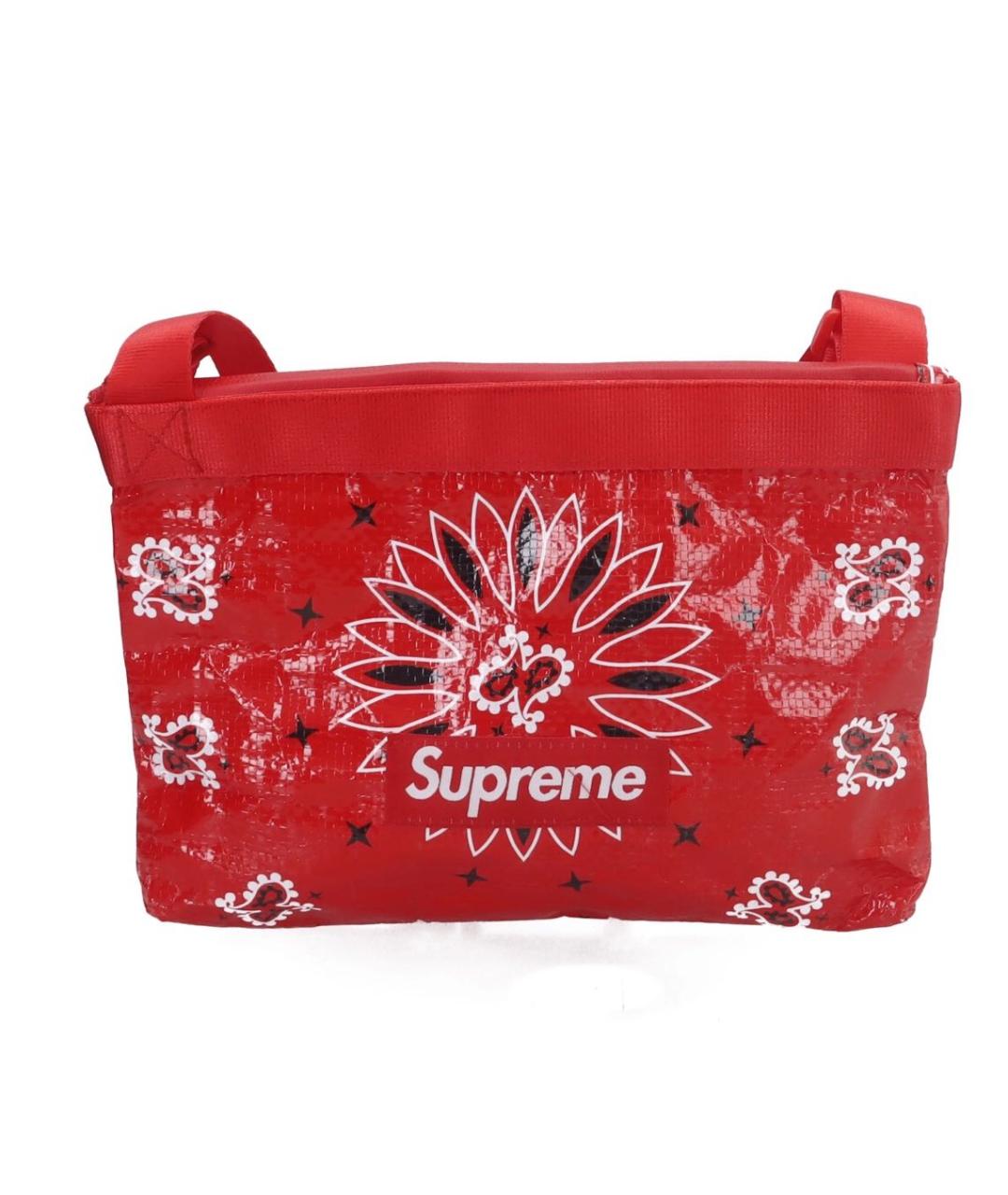 SUPREME Красная сумка на плечо, фото 6