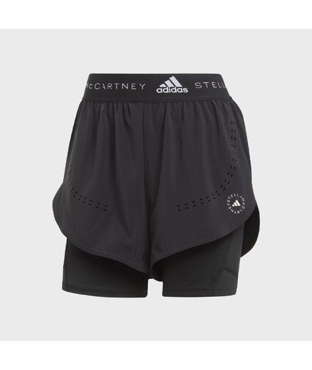 ADIDAS BY STELLA MCCARTNEY Черные спортивные брюки и шорты, фото 5