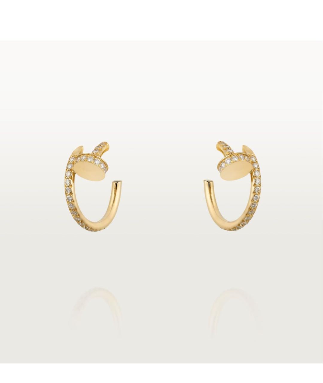 CARTIER Золотые серьги из желтого золота, фото 5