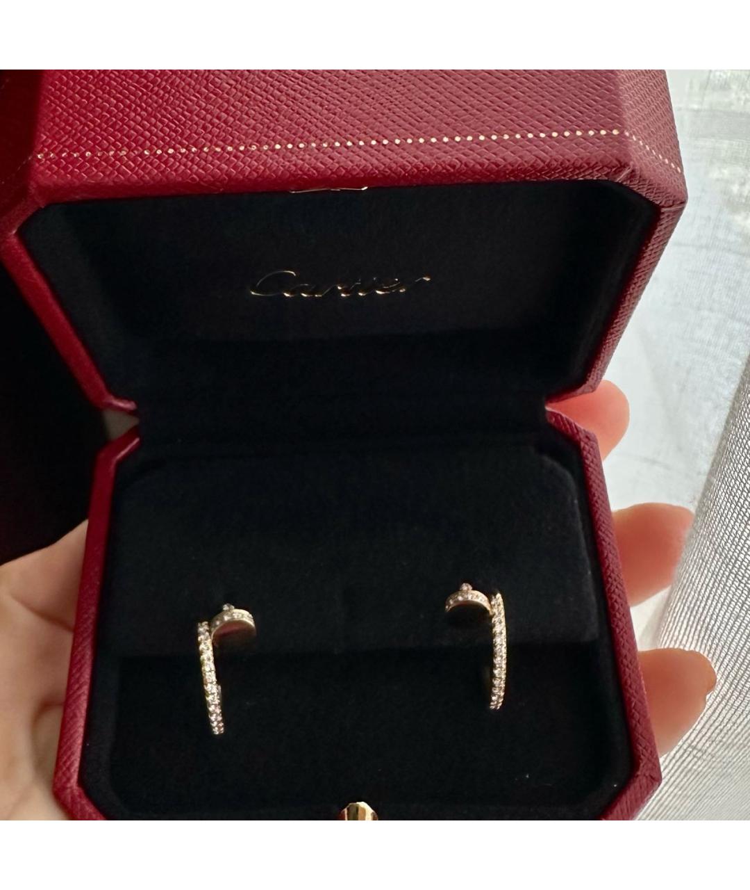 CARTIER Золотые серьги из желтого золота, фото 3
