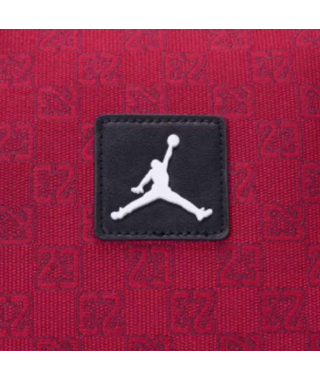JORDAN Бордовая дорожная/спортивная сумка, фото 5