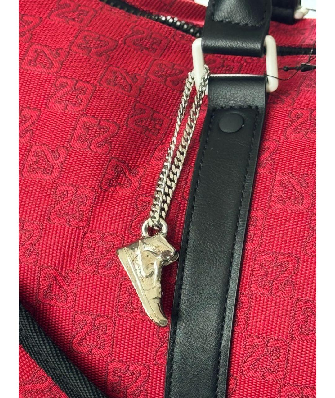 JORDAN Бордовая дорожная/спортивная сумка, фото 5