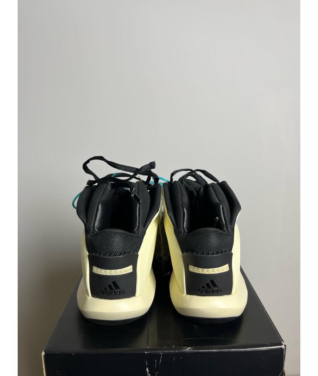 ADIDAS Бежевые резиновые высокие кроссовки / кеды, фото 4