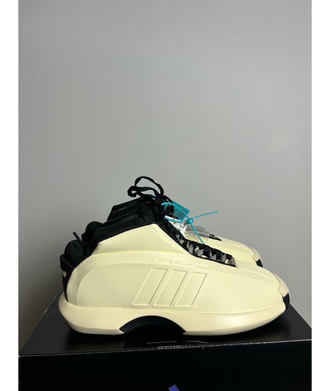 ADIDAS Бежевые резиновые высокие кроссовки / кеды, фото 5