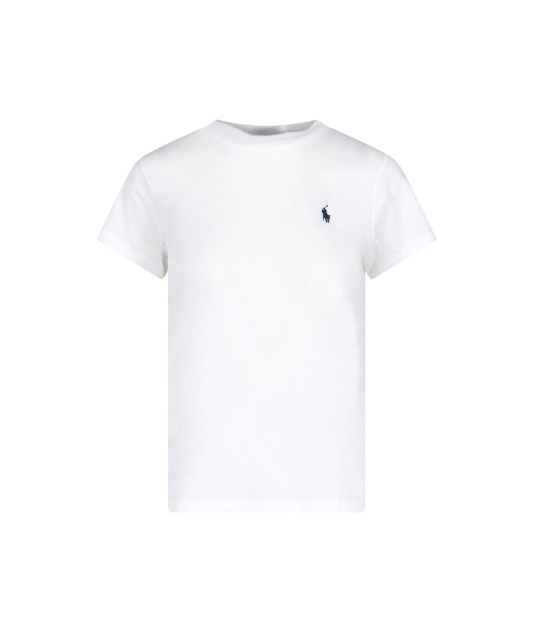 POLO RALPH LAUREN Белая хлопковая футболка, фото 1