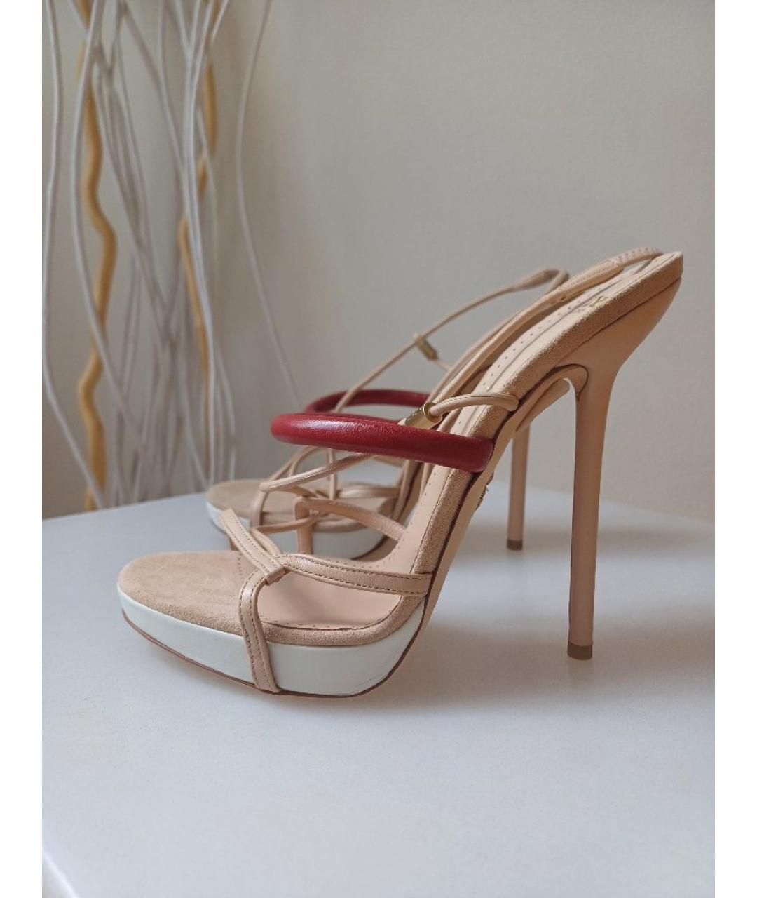 BALLY Мульти кожаные босоножки, фото 2