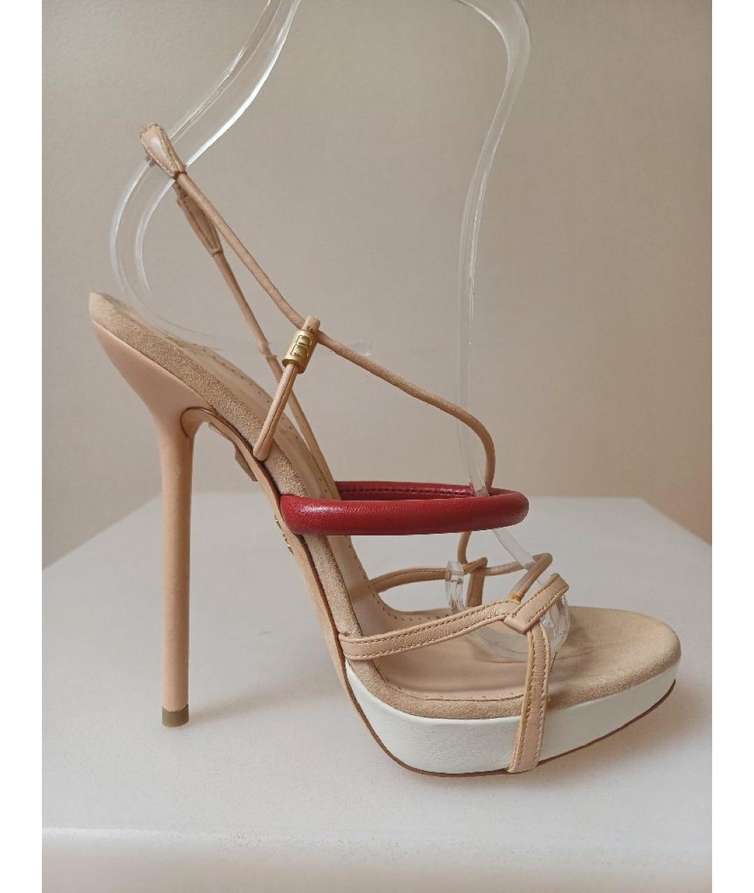 BALLY Мульти кожаные босоножки, фото 8
