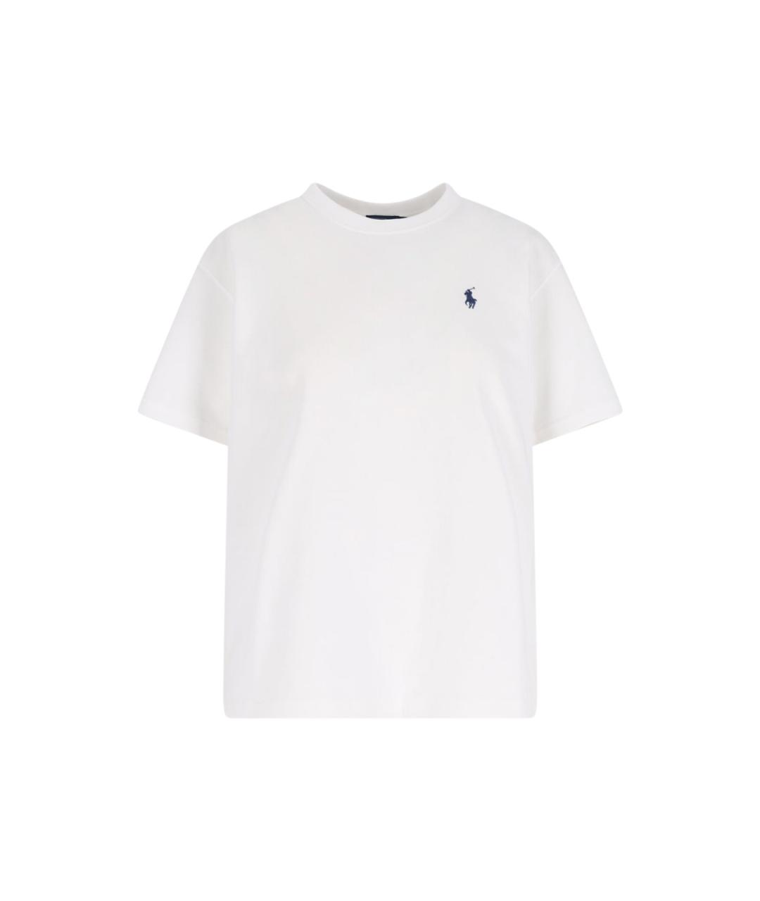 POLO RALPH LAUREN Белая хлопковая футболка, фото 1