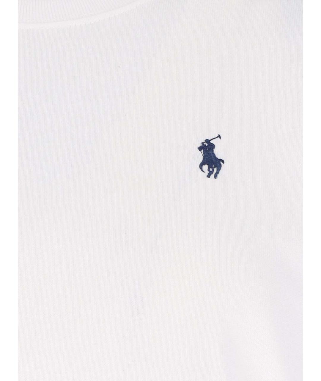POLO RALPH LAUREN Белая хлопковая футболка, фото 3