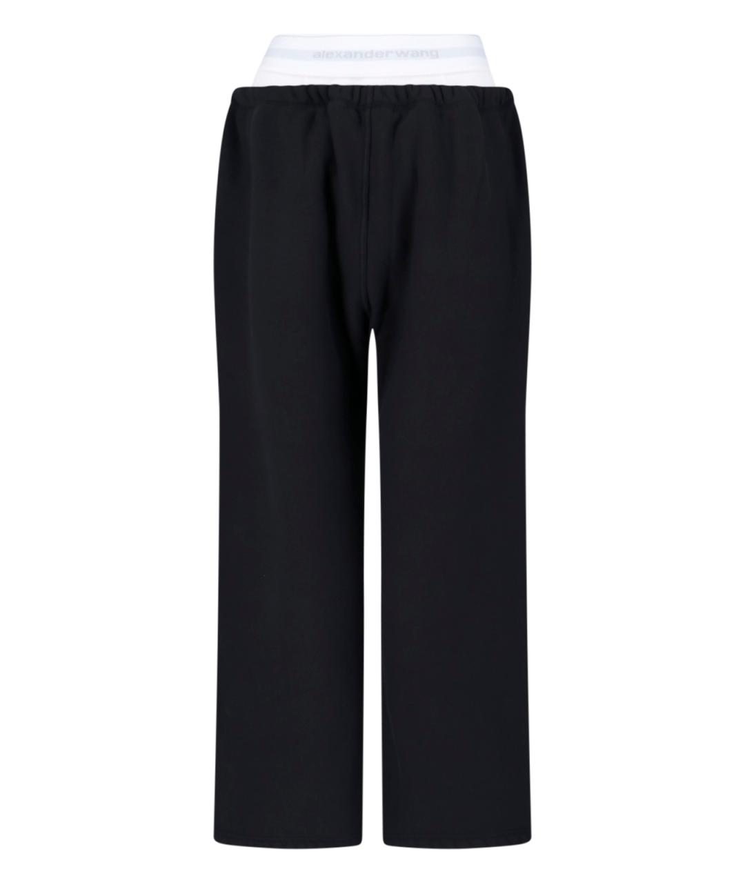 ALEXANDER WANG Черные прямые брюки, фото 2