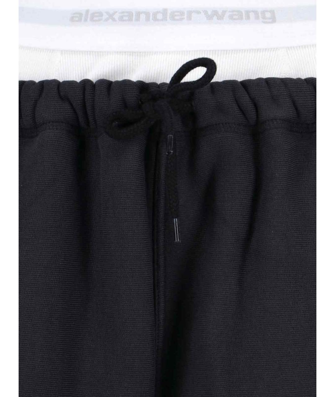 ALEXANDER WANG Черные прямые брюки, фото 5