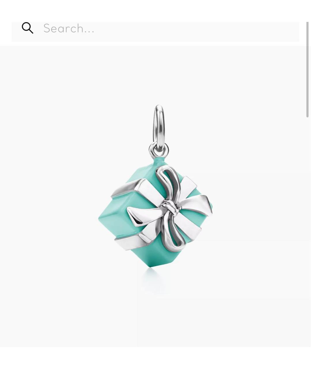 TIFFANY&CO Серебрянный серебряный кулон, фото 6
