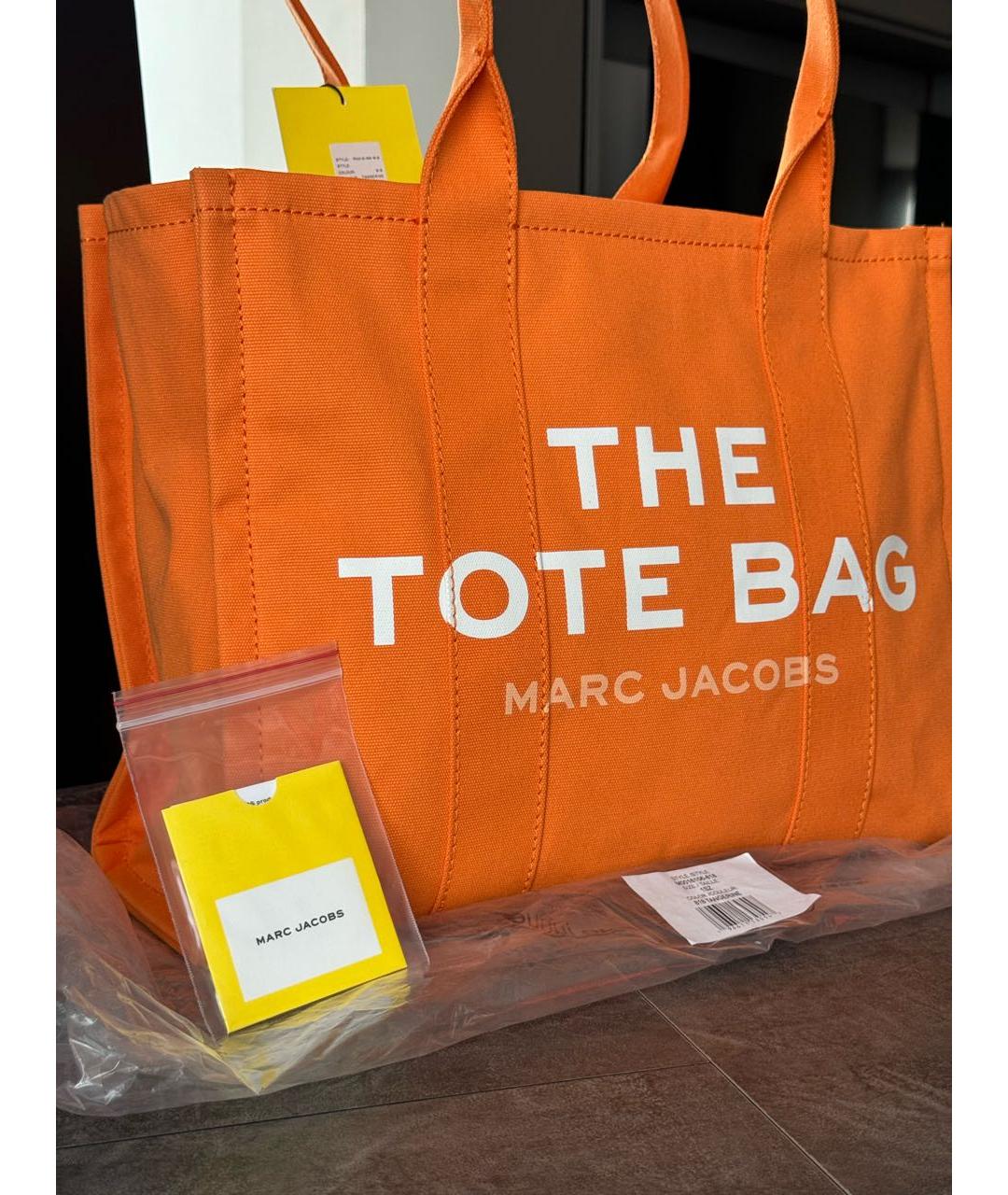 MARC JACOBS Оранжевая сумка тоут, фото 4