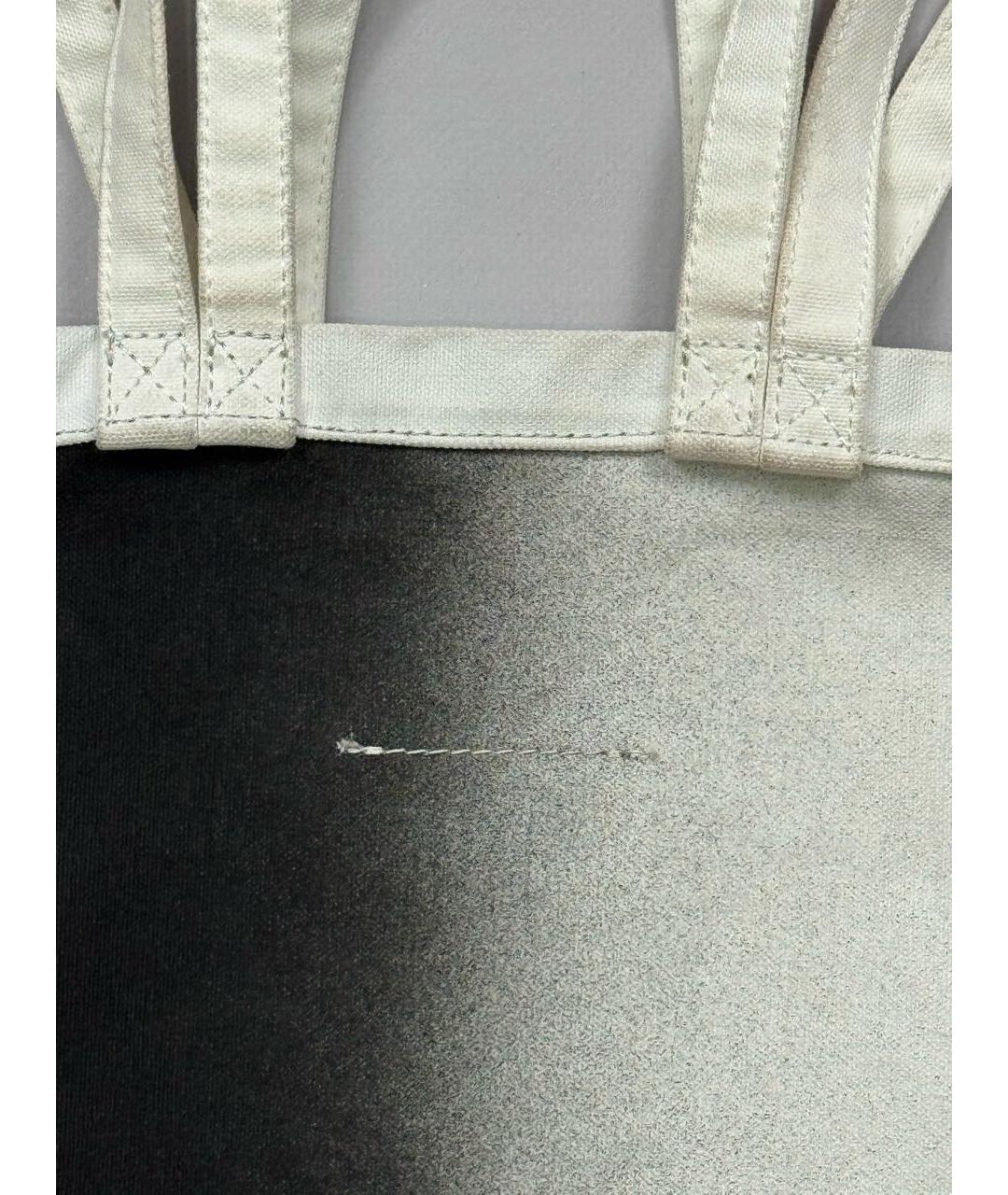 MM6 MAISON MARGIELA Белая хлопковая сумка тоут, фото 3