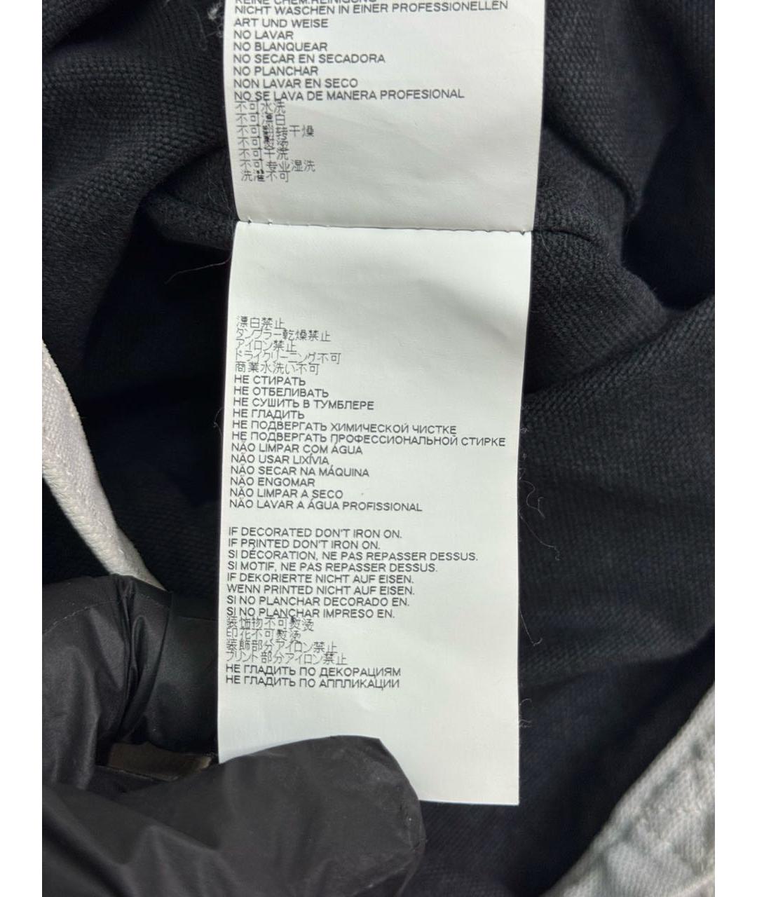 MM6 MAISON MARGIELA Черная хлопковая сумка тоут, фото 8