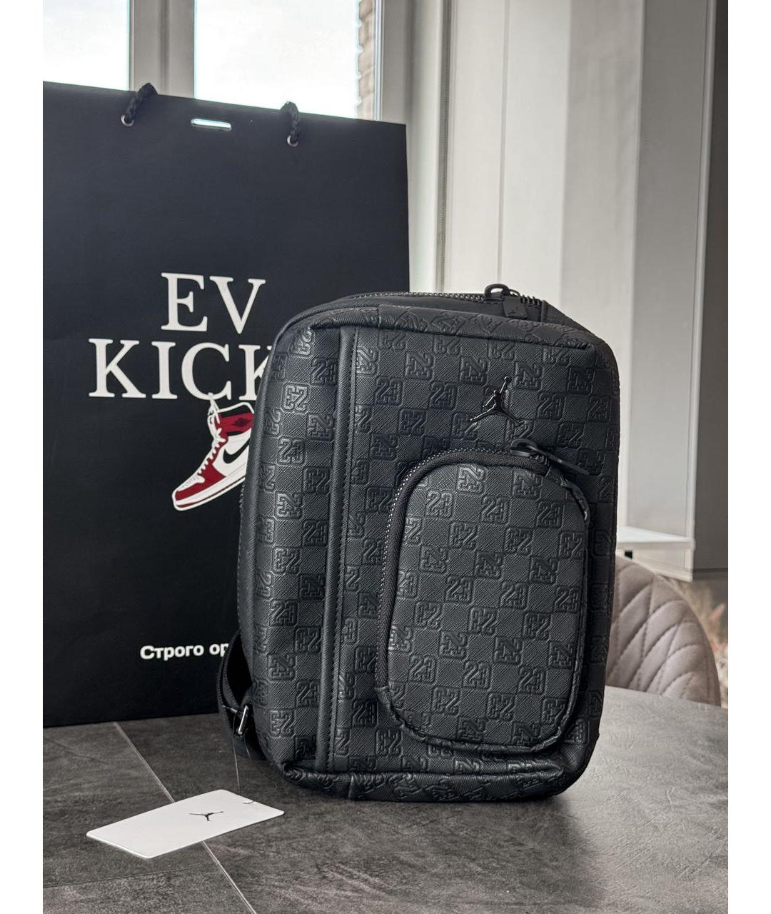 JORDAN Черная сумка через плечо, фото 2