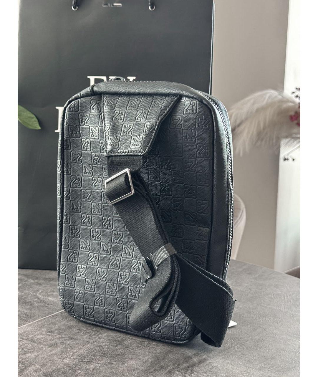 JORDAN Черная сумка на плечо, фото 4