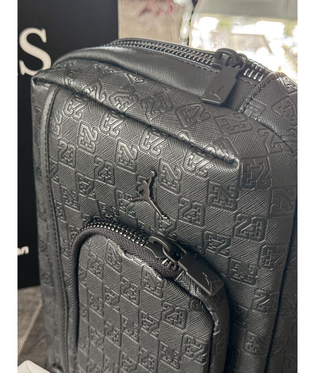 JORDAN Черная сумка на плечо, фото 8