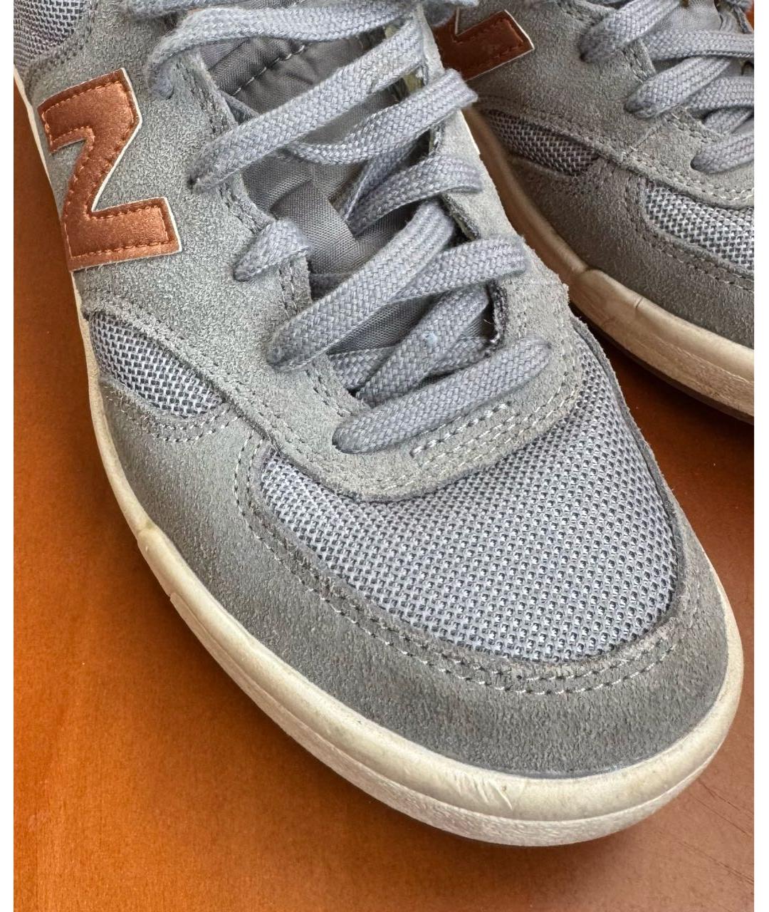 NEW BALANCE Серые замшевые кроссовки, фото 8