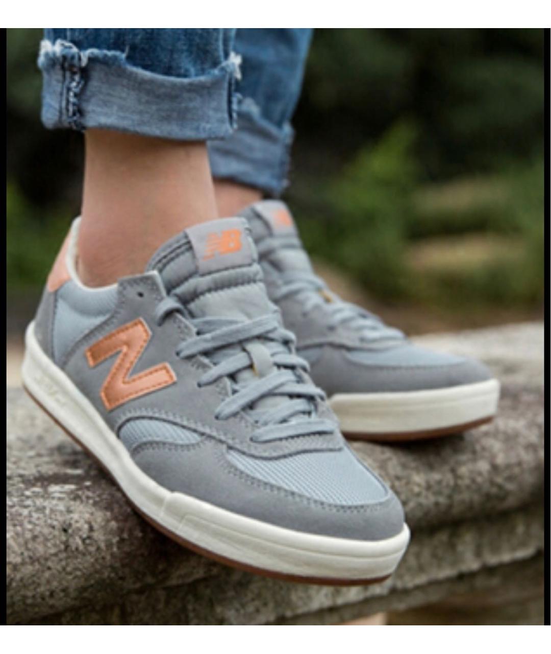 NEW BALANCE Серые замшевые кроссовки, фото 2
