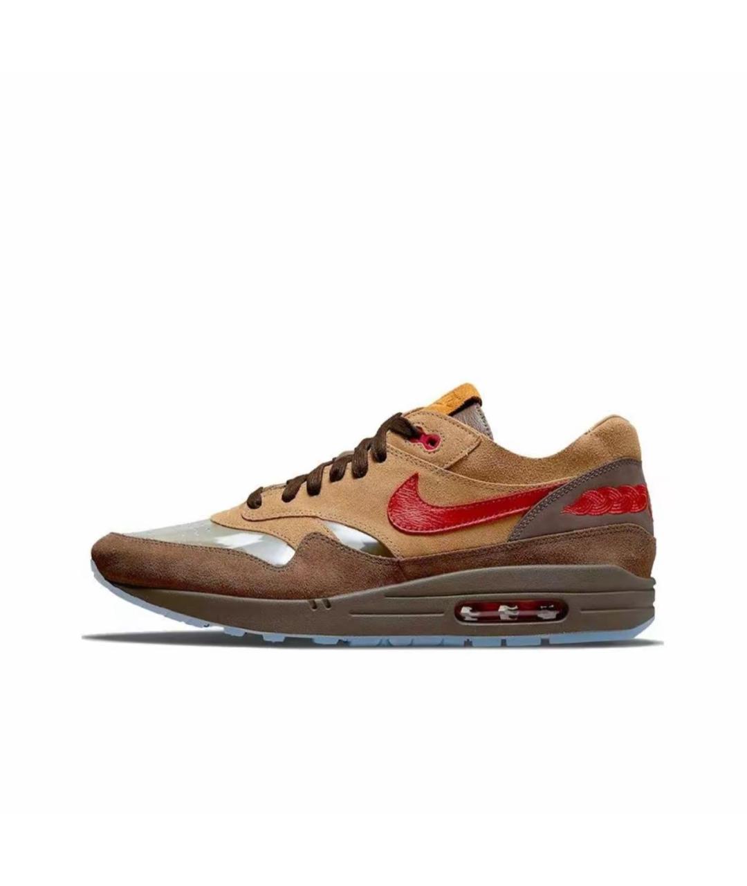 NIKE Коричневые низкие кроссовки / кеды, фото 5
