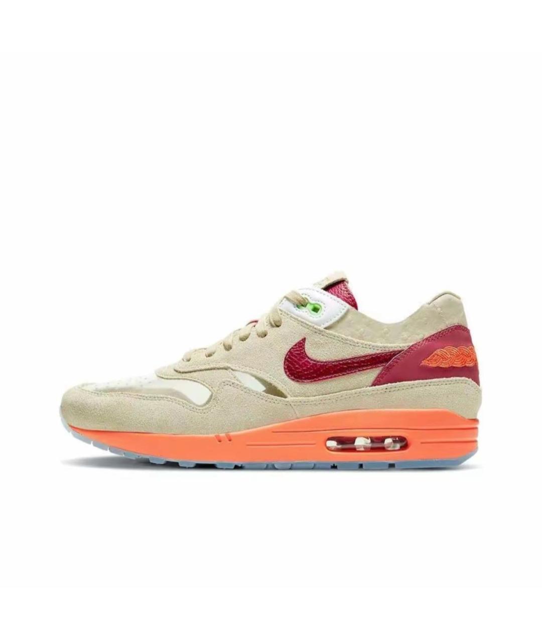 NIKE Оранжевое низкие кроссовки / кеды, фото 5